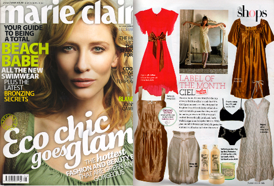 CieL As seen in Marie Claire Fashion Label of the Month June 2008