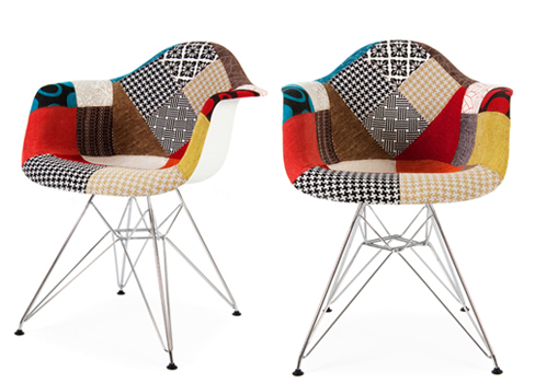 Eames Up-cycled Style Arm Chair 