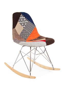Rocking Chair > Eames style > upholstered wool > Rocking Chair